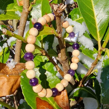 Zirbe trifft Amethyst